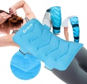 Pacchetto di ghiaccio completo per lesioni Grande Avvolto di ghiaccio riutilizzabile per il sollievo del dolore posteriore, compressori di terapia a freddo flessibili per il gonfiaggio, levigature, lepre, chirurgia, XXL, 21"x13"
