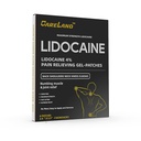 CARELANDA 4% Lidocaina Gel Patch, 6 Count | Massima resistenza Pain Patch per il Rilievo Muscolo in Neck Knee Back and Shoulders | Patch Numbing non accentato per le nervature, giunti