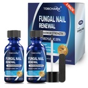 Toenail Fungus Trattamento Extra Resistenza con 25% Acido Undecylenic & Tea Tree Oil, Trattamento Di Fungo Unghie per Toenail & Fingernails, Trattamento Antifungo Unghie per Unghie Damaged e Toenails Thick- 2Pcs