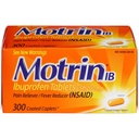 Motrin Ib Ibuprofen Tablets Pain Fever Reliever: 300 Capelli Rivestiti