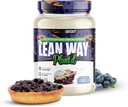 Musclesport Lean Way Plant Protein - Pea Protein e Brown Rice Protein Blend, con CLA, MCT e L-Carnitina - 20 Serve (Blueberry Cobbler)