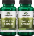 Estratto di foglie di oliva Swanson con 20% Oleuropein - (60 capsule, 750 mg ogni) 2 confezione