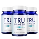 TRU NIAGEN Brevettato NAD Supplemento per Anti invecchiamento e rigenerazione cellulare, 300mg azoto, 30 Serve | Supporta energia cellulare, cervello, muscolo | Nicotinamide Riboside (NR) Prendere 1 ogni giorno | 3 bottiglie