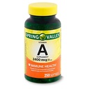 Vitamina A Supplemento 2400 mcg- 250 Softgels Confezione da 2