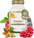 Zahler Diabetter, Advanced Glucose Support Supplement con Cannella, Kosher certificato, 180 capsule