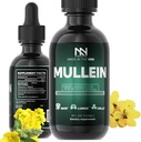 Gocce di Mullein per polmoni - Lung Cleanse & Detox - Estratto di foglie di Mullein per polmoni - Detox polmonare per fumatori - Supporto bronchiale e immunitario - Foglia di Mullein Gocce 4 Fl Oz