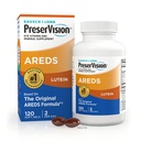 PreserVision AREDS Eye Vitamins, #1 Eye Doctor Raccomandato Brand, Multivitamina con Luteina, Vitamine C & E, Zinco e Integratori di Rame, 120 Softgels