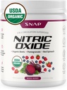 Supplementi di scatto USDA polvere di radice di barbabietola organica, supplemento di ossido nitrico 3-in-1, supporto pressione sanguigna sana e circolazione del sangue, 250g (bacca mista)