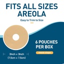 6 Pack fogli di rimozione della cicatrice di silicone per il seno - Nastro di fogli di cicatrice di silicone del seno - Riduzione del seno Dopo la chirurgia per le cicatrici, Forniture di chirurgia del seno per il trattamento della cicatrice (blu)