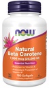 NOW Integratori alimentari, Beta naturale Carotene 25.000 UI, Nutrizione essenziale, 180 Softgels