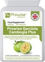 Garcinia Cambogia 1000mg 60 capsule - UK Prodotto | GMP Standards by Prowise Healthcare - Adatto per vegetariani e vegani