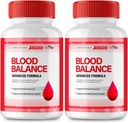 VIVE MD Integratore di bilanciamento del sangue - Formula ufficiale - Integratore di bilanciamento del sangue, Forza extra con vitamina C, Polvere di radice currica, Recensioni di zinco (2 Pack)