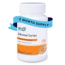 Klaire Labs SFI Health Adrenal Cortex - Integratori di supporto adrenale mirati per la salute di Cortisol - Purified, BSE-Free Lyophilized Extract from Pasture-Fed Bovine (60 capsule)