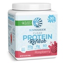 Sunwarrior Clear Protein Polvere Miscela di acqua piantata, Vegan e rinfrescante Proteine e Integratore di idratazione 10g per servire Raspberry aromatizzato 420g Vasca 30 Serve