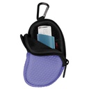 Neoprene Asthma Inhaler Holder, protettivo portatile viaggio pratico Holster, leggero Carrying caso con clip Carabiner e tasca Mesh dentro, Inhaler non incluso (solo Case) (Violet)