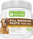 Pillola Masking Paste per Cani, Burro di arachidi Flavor - Perfetto Pet Medicina Trattamenti per Nascondere Pillole, Farmaci e Capsule, con Ingredienti Naturali & Confezionato con Cani Aroma