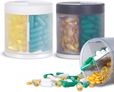 Bottiglie dell'organizzatore di medicina di grande capacità del pacchetto KIGI con 4 scomparti