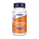 NOW Integratori alimentari, D-Mannose 500 mg, Progetto non OGM verificato, Tratto urinario sano*, 60 capsule di veg
