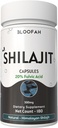 Bloofah Shilajit Capsule 500mg | 20% Estratto di acido Fulvico | Polvere naturale Shilajit (Asphaltum) | Non OGM, Gluten-Free | Premium Wellness Supplement per uso quotidiano (180 Conteggio (Pack of 1))