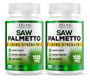 (2 Pack) Sega Palmetto Prostate Supplemento per gli uomini, 3-in-1 Vantaggi, DHT Blocker Hair Growth e Beta Blocker, Salute urinaria, Supporto funzione prostata, 2 mesi di fornitura