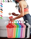 EBAT 16 pezzi Set Colorful AntiDropBPAFREELeakProofProtein Shaker Confezione da bottiglia w. Whisk Ball & ErgononomicDesign &, 8 Unique Color Value Pack (Vedi foto) per uomo/donna /