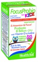 FocusProbio per Kidz, 60 Compresse Chewable, Supporta la funzione cognitiva per attenzione e messa a fuoco. Sapore nero e vaniglia, contiene vitamina D e iodio. Acido & Bile Resistant Strains. Vegetariano