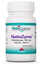 Nutricology NattoZyme - Nattokinase Supplement NSK-SD 2000 FU, 100 mg, per uomini e donne, soluzioni anallergiche, Formula per il supporto al cuore - 60 Vegetarian Softgels