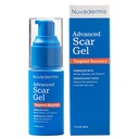 NUVADERMIS Silicone Scar Gel - 1.7 Fl Oz, Gel trasparente - Retinol & Vitamina E Formula per cicatrici chirurgiche - C-Section, Tummy Tuck & Keloid Care