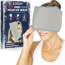 Arctic Flex Migraine Headache Relief Ice Head Wrap - Headaches Ice Pack Cap - Maschera per occhio freddo e hot Gel per lesioni al collo, dolore alla tensione delle spalle - Freeze, Terapia di calore - Kid, Uomini, Donne