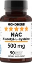 N-Acetyl-L-Cysteine - NAC - 500 mg - 90 capsule di veg