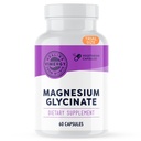Vimergy Magnesium Glycinate – Supporto Stress – Chelated to Evitare Tummy Upset*– Promuove la salute del cuore e l'energia*– Kosher, Vegan Gluten-Free – 60 Caps