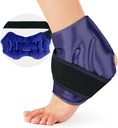 Ankle Ice Pack Wrap for Swelling, Ice Pack for Ankle Injuries Reusable, Cold Compress Therapy for Feet Pain Relief, Ankle Ice Wrap for Sprains, Achille, Tendonitis, Plantar Fasciitis Blue