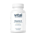 Vitamina E con Tocoferoli Misti | Potente Antiossidante Vitamina E Integratori per sostenere la salute cardiovascolare* | Gluten and Dairy Free | Non-GMO | 100 Softgels