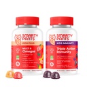 SmartyPants Kids Multivitamin Gummies e Immunity Elderberry Gummies Bundle: Kids Multi con oltre 15 Nutrienti giornalieri & Elderberry Immune Support Supplement, 30 giorni di alimentazione
