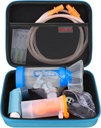 Elonbo Carrying Case per Nebulizer Ricambi Kit/Asma Inhaler/Inhaler Spacer Maschere/Nebulizzatore Tubing Mouthpiece Accessori Set di ricambio, Handheld Inhaler Nebulizer Bag (solo cassa)