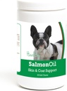 Allevamenti sani Francese Bulldog Salmon olio Soft Chews 90 Conte