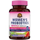 Vitalitown Probiotici per le donne 120 miliardi di CFU, 30 Strains, con Prebiotics & Digestive Enzymes & Cranberry, Gut & Vaginal Health, Vegan 30 Delayed Release Caps