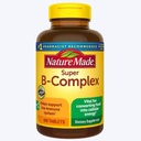 Complesso di energia Super B, supplemento dietetico per il supporto della funzione cellulare del cervello, supporto energetico e supporto del sistema nervoso, 460 compresse, 460 giorni di alimentazione veloce RE-Order Card.