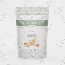 Olyxir Detox Tea Strips - Foglia di Oliva Naturale, Ginger, & Peach Flavors - Instant, Energizing, Organic, Paleo, Vegan, Non OGM | 25 Ct