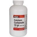 Carbonato di calcio 10 gr (648 mg) - Antacid - 1000 compresse