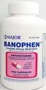 Banohpen maggiore - Medicina Allergia completa - Difenidramina HCI 25 Mg - Antistamina - 1000 capsule (1 confezione)