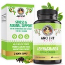 Antica beatitudine Ashwagandha con L-teanina & Black Pepper Extract Capsules, Energy & Natural Mood Support Supplement, Focus Supplement per Adulti