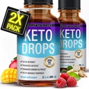 Toplux Keto Diet Drops Ketogenic Supplement - Formula Premium per sostenere la chetosi, migliore assorbimento liquido, Garcinia Cambogia, per gli uomini e le donne