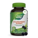 Gummie di clorofilla di clorofilla di modo naturale, Supporta pelle sana e disintossicazione del corpo*, Deodorante interno*, Frutta di frutteto aromatizzata, 60 Gummies