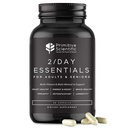 Multivitaminici essenziali per gli adulti e gli anziani - 2X al giorno - Vitamina A, C, D, E, B12 e minerali - Supporto naturale e olistico (60 capsule)