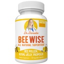 Dr. Danielle's Bee Wise - Bee Polline Supplemento - Bee Well with Royal Jelly, Propolis, Beepollen in 4 Daily Bee Pollen Capsule