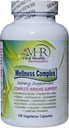 VHR Wellness Complex Immune Boosting Formula con Echinacea, Goldenseal, Aglio, Probiotici, Elderberry, Astragalus, Grapeseed, Cayenne, Bioflavonoidi, Eleuthero, Ginger, VIT. C, Zinc. 120 tappi Veg