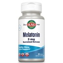 KAL Melatonin 3mg Sostenuto rilascio sonno Aid, Integratore Melatonina Supporta Rilassamento sano, una sensazione di calma e un ciclo di sonno corretto, w / Added vitamina B6, Vegan, Gluten Free 60 Serv, 60 compresse