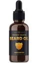 NutraChamps Beard Oil Condizionatore - Unscented Virgin Argan, Jojoba, Grapeseed Oils & More for Beard Growth - Softens & Rafforza Beards & Mustaches for Men - Premium Signature Prime Beard Blend