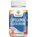2400MG Glutathione Liposomal, con vitamina C, cardo Latte & Acido Alfa-Lipoico, Antiossidanti Master, L-Glutathione Puro Ridotto - Sistema immunitario, Riparazione Cellulare, Energia, Alta Assorbimento, 60 Softgels